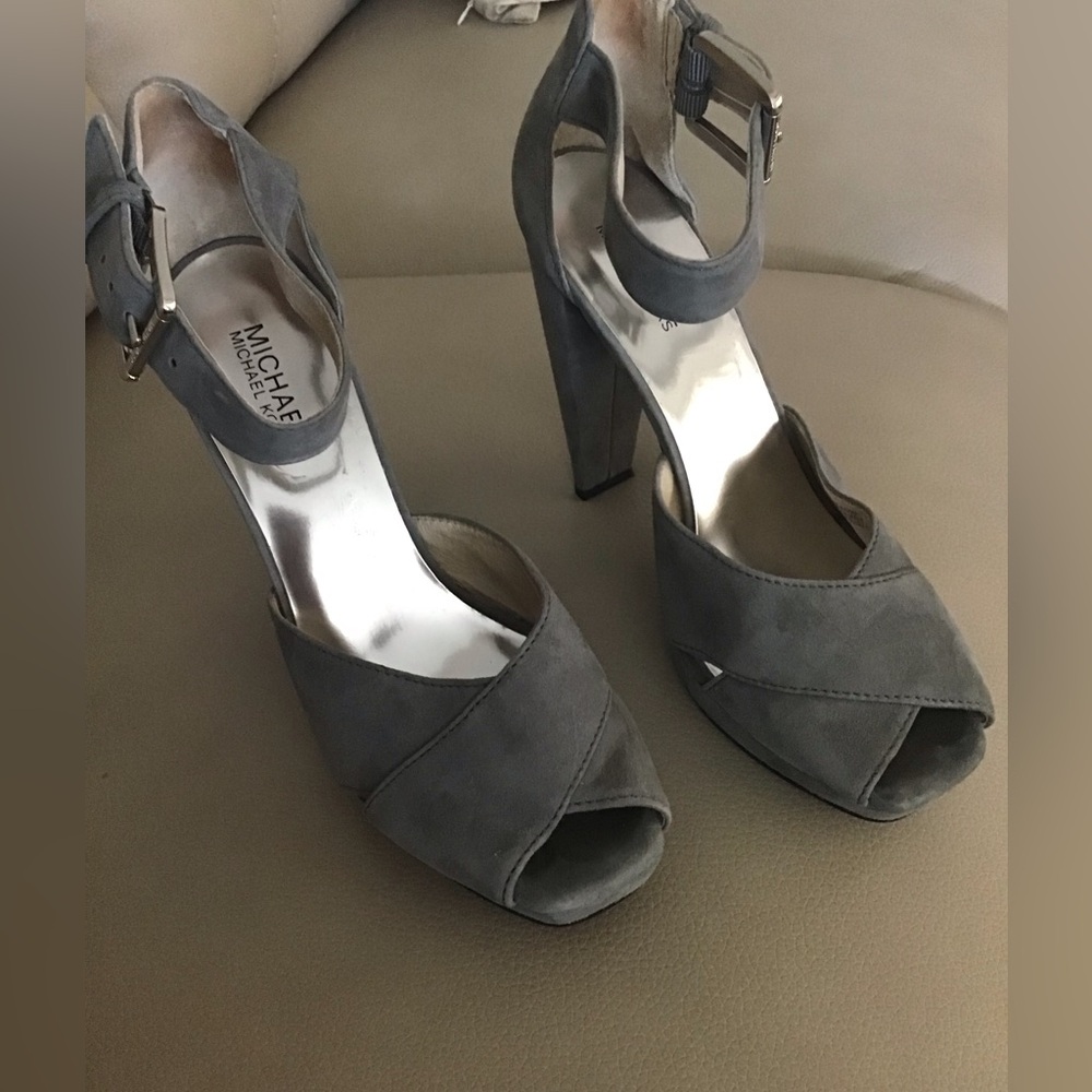 Michael Michael Kors Gray Women's Heels